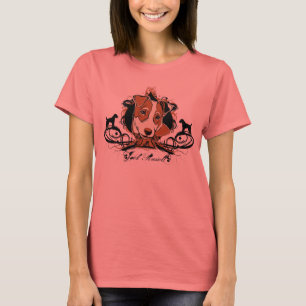 Konstnärlig stads- T-tröja för jackRussell Terr T-shirt