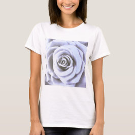 Konstnärlig stor Blek blå Ro T Shirt