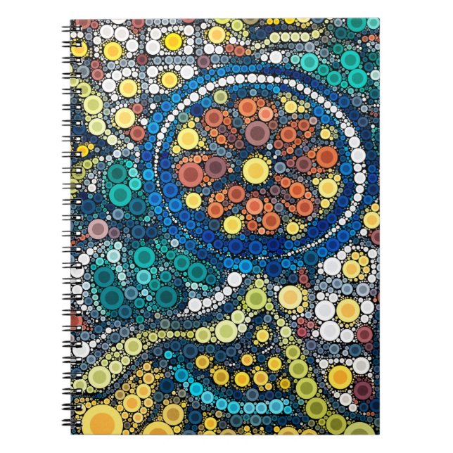 Konstnärlig, sydvästlig potteriliknande, färglös,  anteckningsbok (Framsidan)