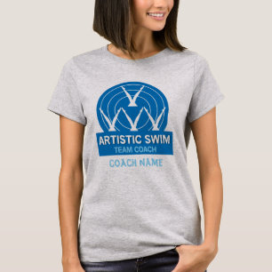 Konstnärlig synkroniserad simning t shirt