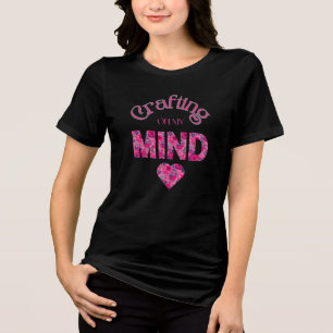 Konstnärlig Tanke Blommig Typografi  T Shirt