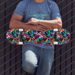 Konstnärlig tryckt skateboard