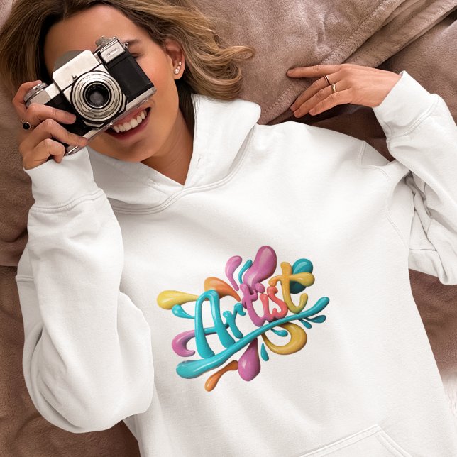 Konstnärlig typografi, färgstark, modern, Snyggt T Shirt (Skapare uppladdad)