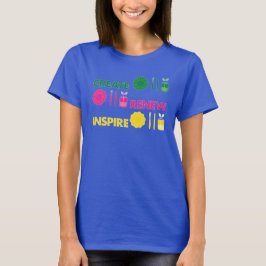 Konstnärlig vår knolling damt-shirt t shirt