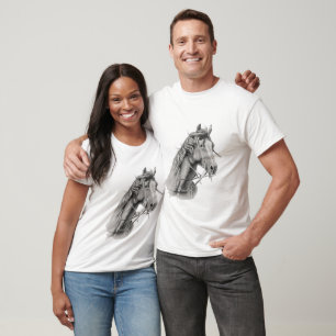 Konstnärlig varggrafisk t-shirt - Cool vilda djur