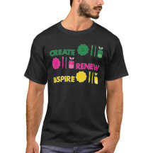 Konstnärlig vårknolling T-shirt