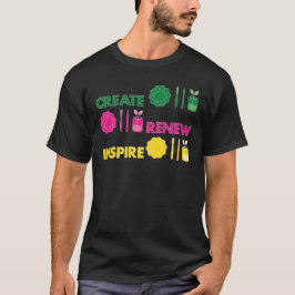 Konstnärlig vårknolling T-shirt