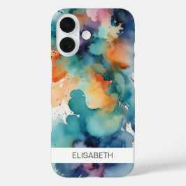 Konstnärlig vattenfärgsbakgrund | Ditt namn