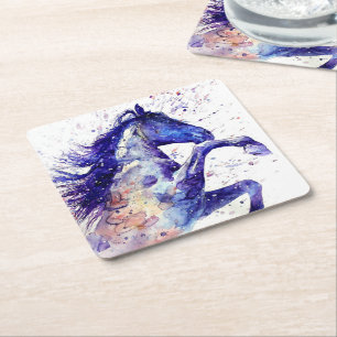 Konstnärlig vattenfärgsfärg, platterfärg underlägg papper kvadrat