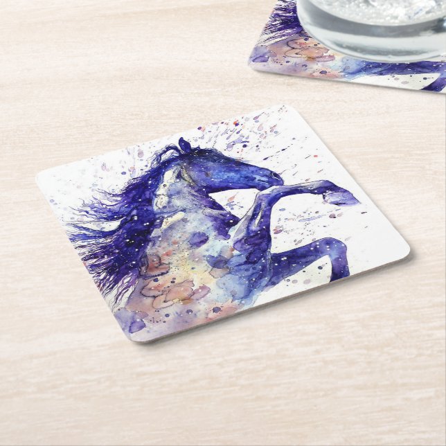 Konstnärlig vattenfärgsfärg, platterfärg underlägg papper kvadrat (Vinklad)