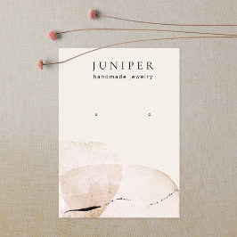 Konstnärlig vattentorfärg Visning för avläsning av Visitkort