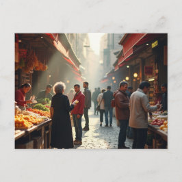 Konstnärlig vision: Roms kulturella korsning Vykort