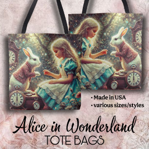 Konstnärlig Wonderland-scen Vintage Boho Tygkasse