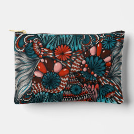 Konstnärlig Zentangle Neurographica Mönster Zip Pu