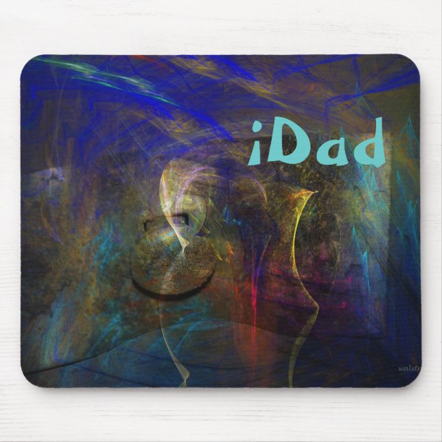 Konstnärliga abstrakt Mousepad med beställnings- Musmatta (Framsidan)