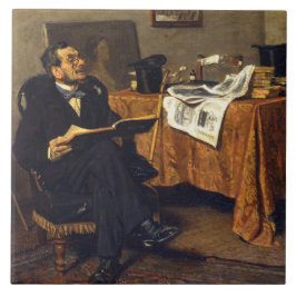 Konstnärliga Älskare (av Giovanni Boldini) Kakelplatta