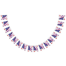 Konstnärliga amerikanska Flagga Red White och Blue