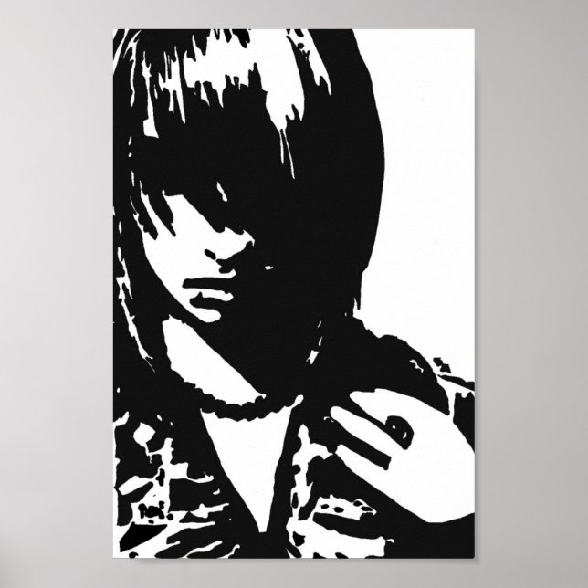 Konstnärliga Ansikte Poster (Framsidan)