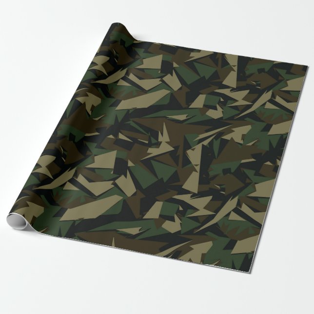 Konstnärliga armén Camo Mönster Presentpapper (Utrullad)