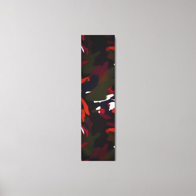 Konstnärliga Brushstrokes- för Winter Galaxy-Abstr Canvastryck (Framsida)