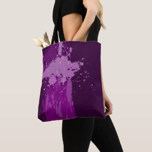 Konstnärliga färgplattor Party Gift med Lila Tygkasse