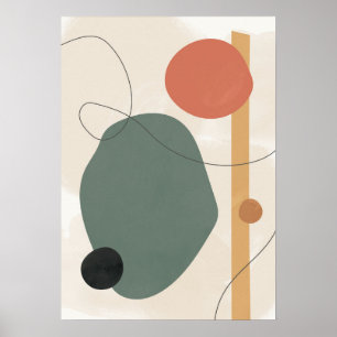 Konstnärliga former av abstrakt poster