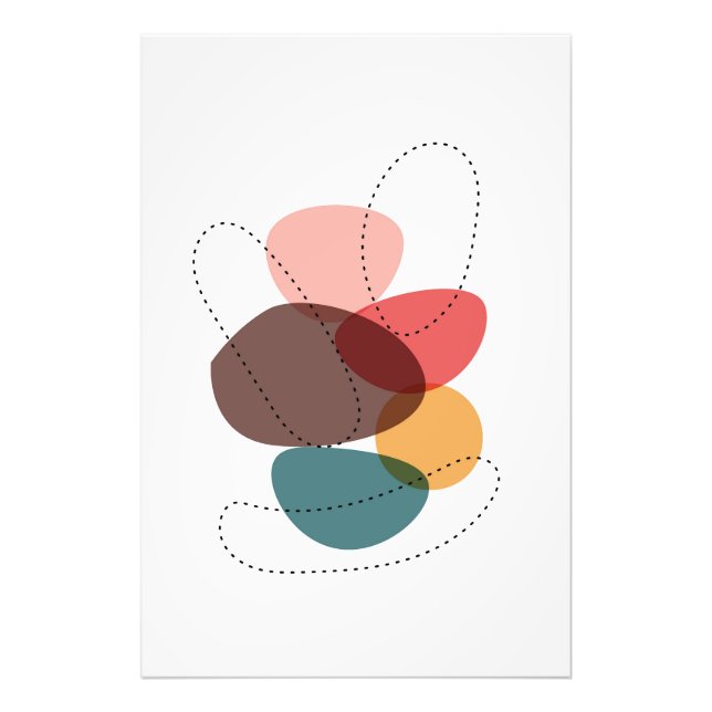 Konstnärliga former Konstnärlig Abstrakt 3 Fototryck (Framsidan)