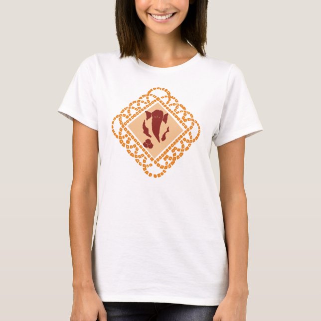 Konstnärliga Ganesh med Mandana Tee (Framsida)