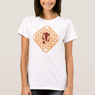 Konstnärliga Ganesh med Mandana Tee Shirt