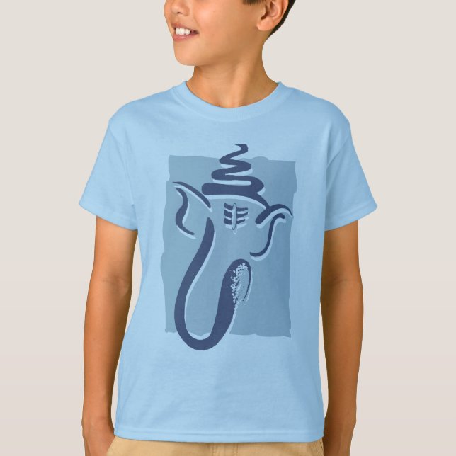 Konstnärliga Ganesh Tee (Framsida)