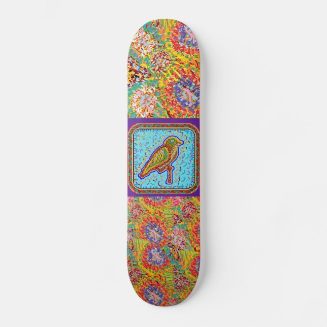 Konstnärliga grafiska val skateboard bräda 20 cm (Framsida)