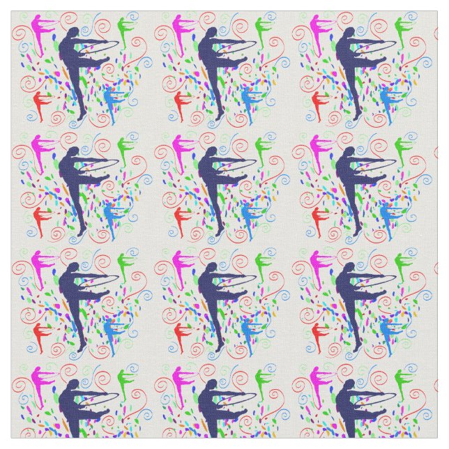 Konstnärliga gymnastika tyg (Närbild)