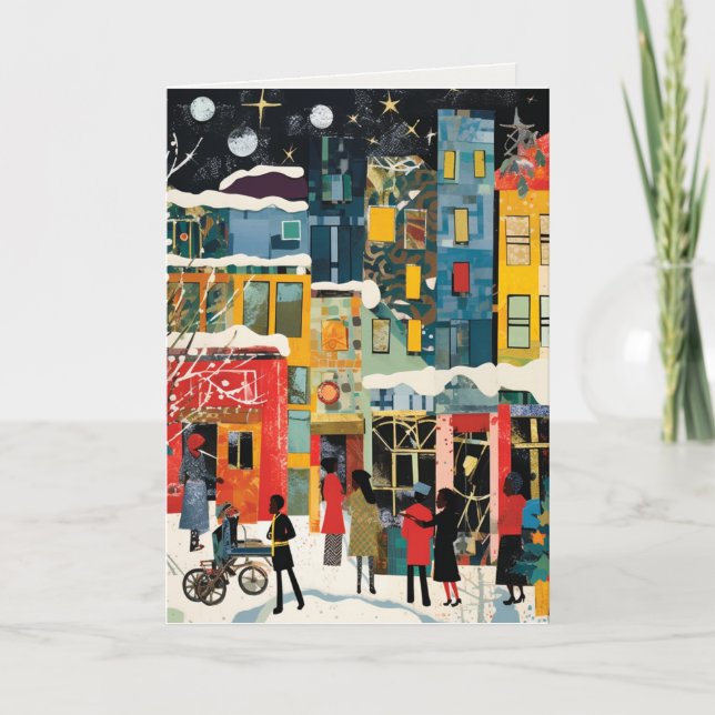 Konstnärliga hösthälsningar helgkort (Framsida)