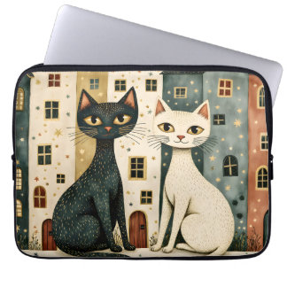 Konstnärliga katter  laptop fodral