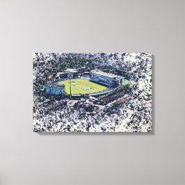 Konstnärliga Leeds Cricket Stadium, Yorkshire Canvastryck