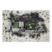 Konstnärliga Leeds Cricket Stadium, Yorkshire