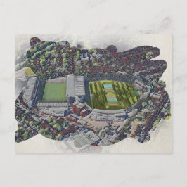 Konstnärliga Leeds Cricket Stadium, Yorkshire Vykort