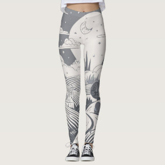 Konstnärliga legeringar leggings