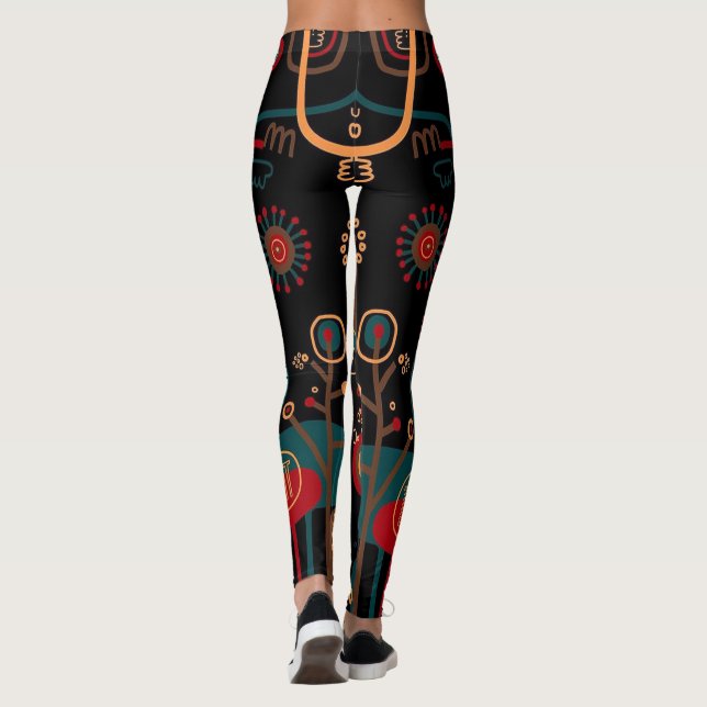 konstnärliga Leggings (Baksida)