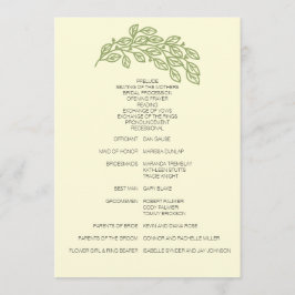 Konstnärliga Löv Bröllop Program