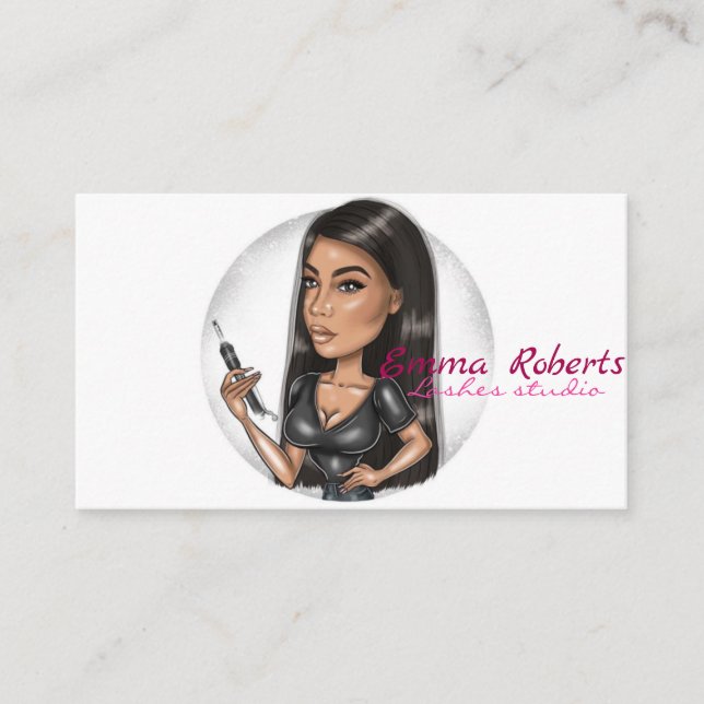 Konstnärliga moderna Affärskort Visitkort (Framsida)