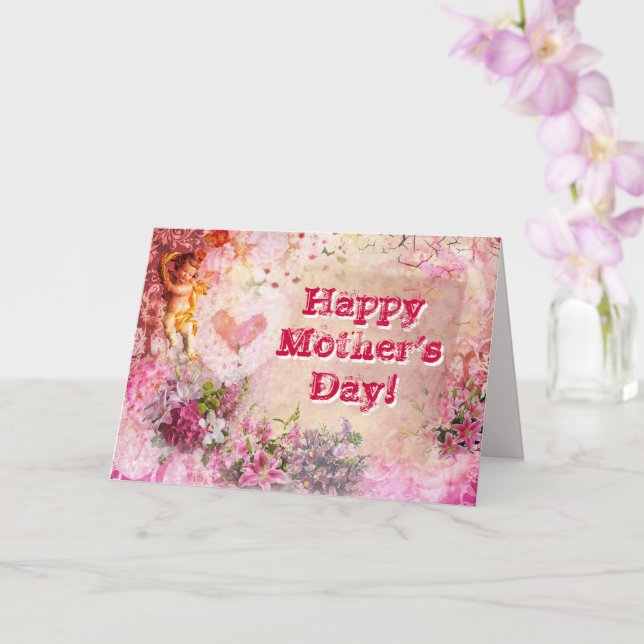 Konstnärliga Mors dag Kort (Orkide)