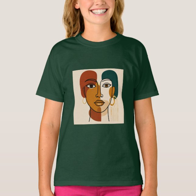 Konstnärliga muggar t shirt (Framsida)