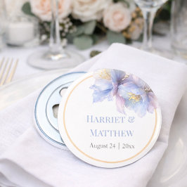 Konstnärliga Pastell Botaniska Blommor Bröllop Flasköppnare