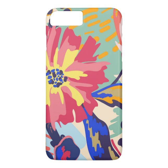 Konstnärliga Petals Hand-målade Case-Mate iPhone Skal (Baksida)