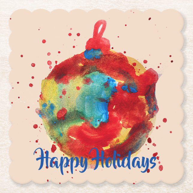 Konstnärliga prydnadsföremål, färg, vattenfärg underlägg papper (Framsida)