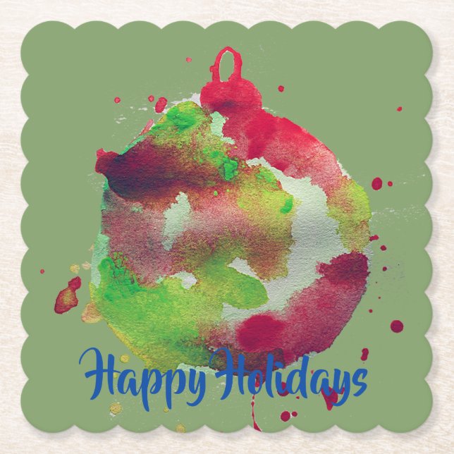 Konstnärliga prydnadsföremål, färg, vattenfärg underlägg papper (Framsida)