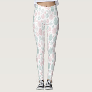 Konstnärliga regndroppar leggings