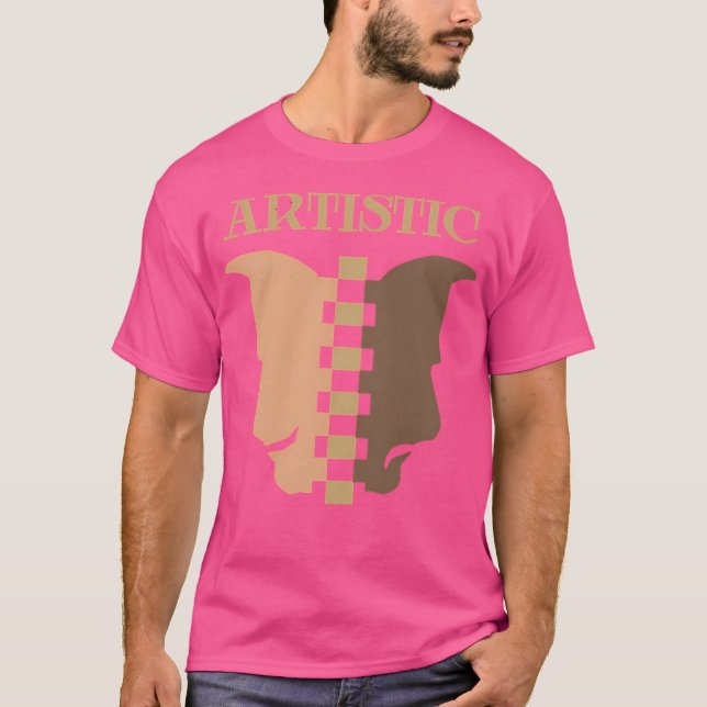 Konstnärliga Rörelse T Shirt (Framsida)