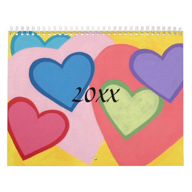 Konstnärliga scener, Anpassningsbar för utskrift a Kalender (Omslag)